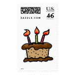 Birthday cake stamp
