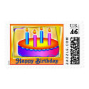 Birthday Cake Stamp by elenaind Birthday Cake Stamp
