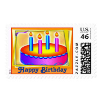 Birthday Cake Stamp
