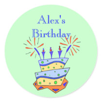 Birthday Cake Sticker