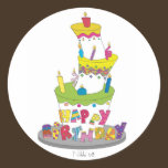 Birthday Cake Sticker stickers