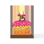 birthday - cake with candles 75 - 75th birthday gr card