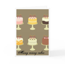 Birthday Cakes Card by sk8boardpjr Birthday Cakes Card