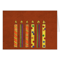 birthday candles cards