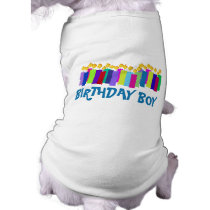 Birthday Candles Doggie T Shirt