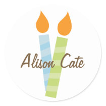 Birthday Candles Envelope Seal