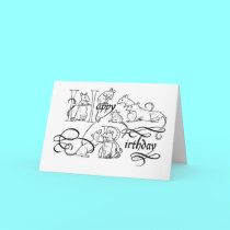 Birthday card cards