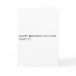 BIRTHDAY cards