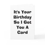 Birthday Card