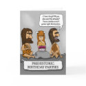 Birthday card -- Cavemen