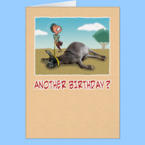 Birthday card: Dragging your ass by chuckink Birthday card: Dragging your ass