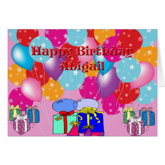 Happy Birthday Abigail Gifts on Zazzle