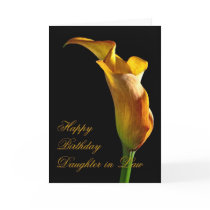 Birthday card for daughter in Law