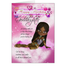 Birthday card for Goddaughter, Moonies Cutie Pie