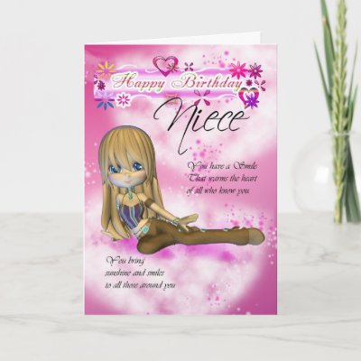 Birthday card for Niece, Moonies Cutie Pie collect from