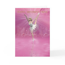 Birthday Card for Niece with Ballet Dancer by moonlake Birthday Card for Niece with Ballet Dancer