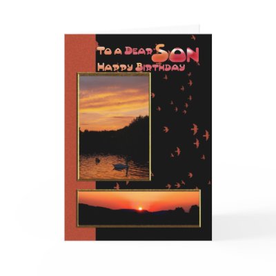 Birthday Card for Son, Dear Son by moonlake