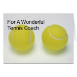 Birthday Card For Tennis Coach