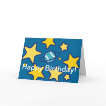 Birthday card for tennis players cards