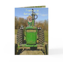 Birthday Card for Tractor Fans