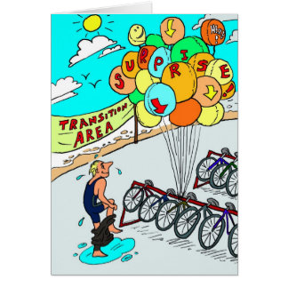 Triathlon Greeting Cards Zazzle