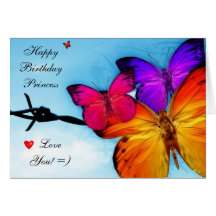 Birthday Card: Happy Birthday Princess Card