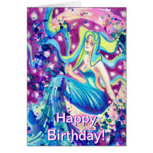 Birthday Card Moon Goddess