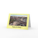 Birthday Card - New York City Elevated RR