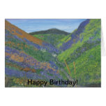 Birthday Card -Spring Time in the Mountains