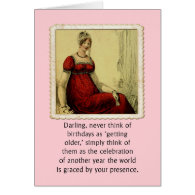 Birthday Card Vintage Ackerman Lady Humor