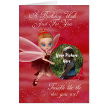 Birthday Card With Sugar Plum Fairy - Birthday Wis