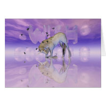 Birthday card with Unicorn, Wish
