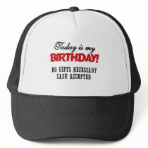 Birthday Cash Accepted Trucker Hat