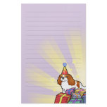 Birthday Cavalier King Charles Spaniel Customized Stationery