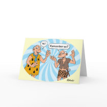 Birthday: Cavemen Humor Greeting Card