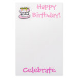 birthday, Celebrate, Happy Birthday! Stationery
