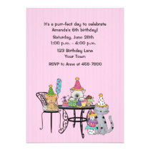 Birthday Celebrating Cats Cards