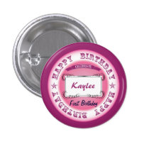 Birthday Celebration buttons