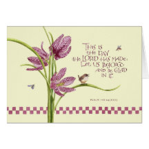 Birthday/Checkered Lily Card