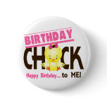 Birthday Chick 1 Buttons