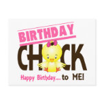 Birthday Chick 1 Postcard