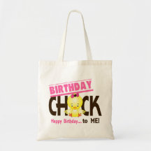 Birthday Chick 1 Tote Bags