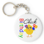 Birthday Chick 21 Years Old Key Chains