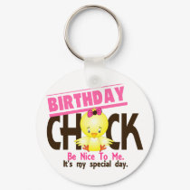 Birthday Chick 2 keychains