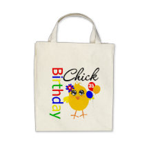 Birthday Chick 35 Years Old Canvas Bag