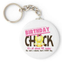 Birthday Chick 3 Key Chains