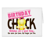Birthday Chick 4 Greeting Cards