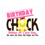 Birthday Chick 4 Postcard