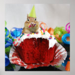 Birthday chipmunk posters