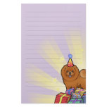 Birthday Chow Chow stationery